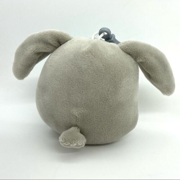 Squishmallow Blake Easter Bunny Rabbit Bowtie Clip On 3.5" Plush Keychain - Picture 4 of 4